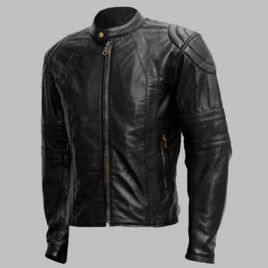 New Men's Black Sheep Leather Jacket New Men's Black Sheep Leather Jacket