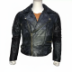 New Mens Classic Diamond Biker Distressed Vintage Leather Jacket
