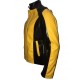New Men's Leather Jacket Yellow Color Cole Macgrath Infamous 2 Game 