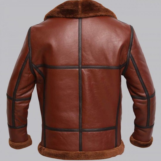 New Men's RAF British Shearling Aviator Leather Jacket New Men's RAF British Shearling Aviator Leather Jacket