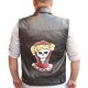 New Men's Rogues The Warriors Leather Vest New Men's Rogues The Warriors Leather Vest