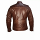 New Men's Slim Fit Motorcycle Vintage Brown Leather Jacket