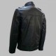 New Men's Soft Biker Black Crop Leather Jacket New Men's Soft Biker Black Crop Leather Jacket