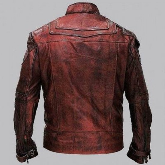 New Men's Star Lord Chris Pratt Leather Jacket