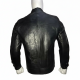 New Men's Stylish Black Skin Motorcycle Leather Jacket