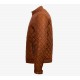 New Men's Trivor Tan Cafe Racer Jacket New Men's Trivor Tan Cafe Racer Jacket