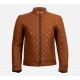 New Men's Trivor Tan Cafe Racer Jacket New Men's Trivor Tan Cafe Racer Jacket