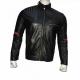 New Men's Vintage Cafe Racer Motorcycle Black Jacket