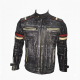 New Mens Vintage Motorcycle Cafe Racer Jacket