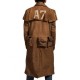 New Mens A7 Vega Veteran Ranger Armor Costume NCR Trench Leather Coat New Mens A7 Vega Veteran Ranger Armor Costume NCR Trench Leather Coat