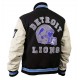 Cop Axel Foley Detroit Lions Beverly Hills Letterman Biker Jacket