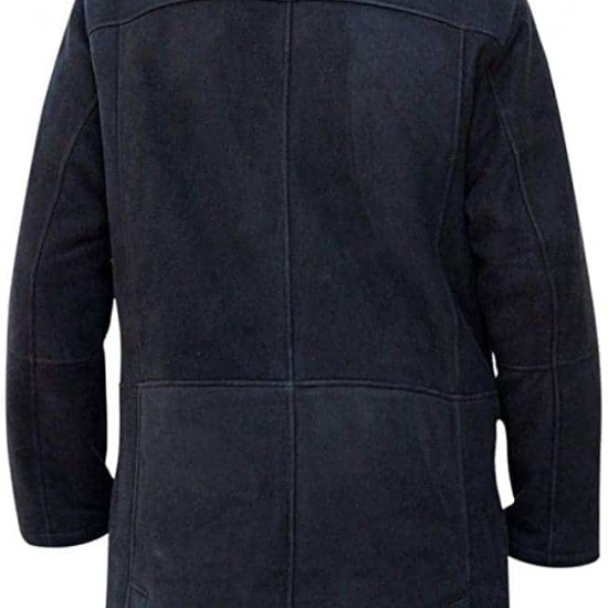 Longmire Coat Sheriff Walt Robert Taylor Suede Black Leather Jacket Longmire Coat Sheriff Walt Robert Taylor Suede Black Leather Jacket