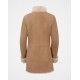 New Womens Beige Sherling Fur Coat New Womens Beige Sherling Fur Coat