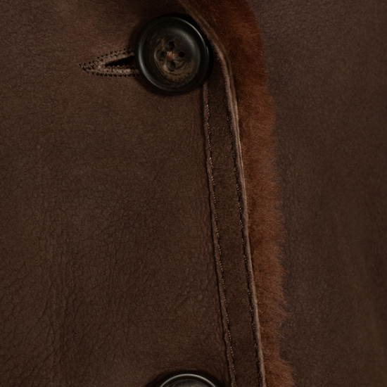 New Womens Brown Sherling Fur Coat New Womens Brown Sherling Fur Coat