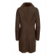 New Womens Brown Sherling Fur Coat New Womens Brown Sherling Fur Coat