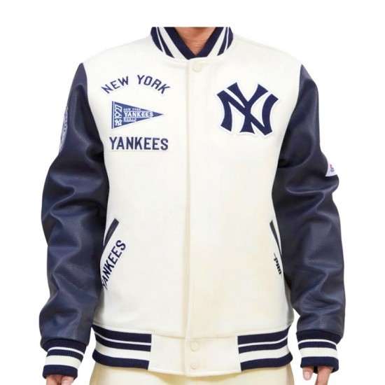New York Yankees Retro Classic Wool Varsity Jacket