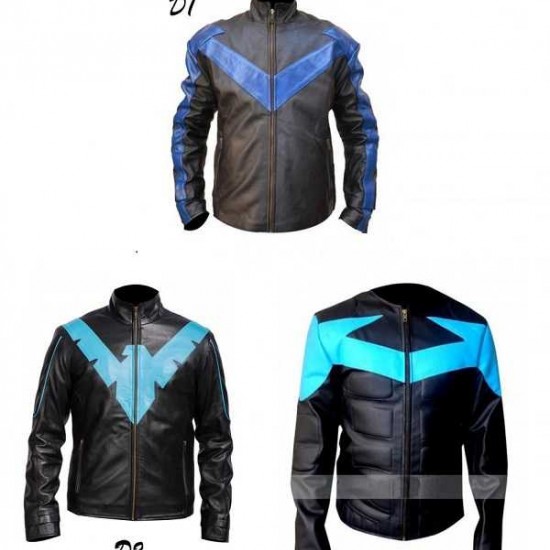 Nightwing Leather Jacket Costume In Different Designs Nightwing Leather Jacket Costume In Different Designs