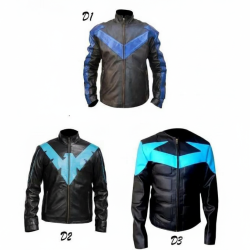 Nightwing Leather Jacket Costume In Different Designs
