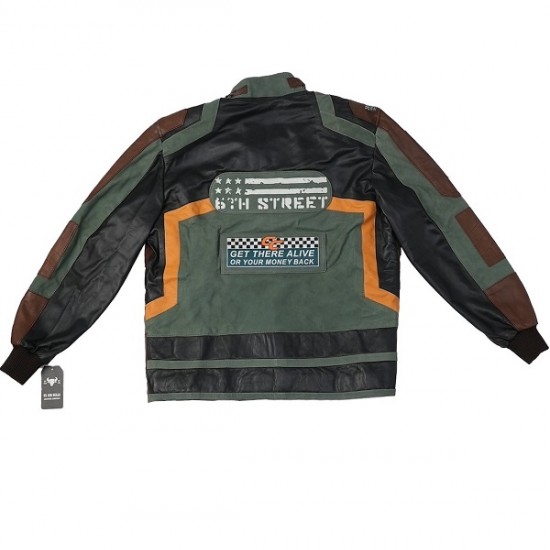 Old Edge Runners 6th Street Gang Cosplay leather Jacket Old Edge Runners 6th Street Gang Cosplay leather Jacket