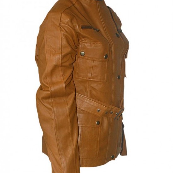 Once Upon A Time Brown Emma Swan Leather Jacket Once Upon A Time Brown Emma Swan Leather Jacket