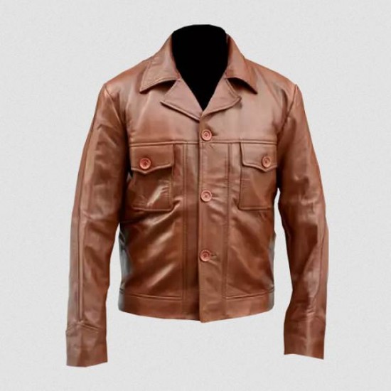 Once Upon A Time In Hollywood Genuine Leather Jacket Once Upon A Time In Hollywood Genuine Leather Jacket