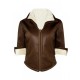 Overwatch Women Shearling Brown Tracer Jacket Overwatch Women Shearling Brown Tracer Jacket
