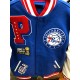 PHILADELPHIA 76 ERS NBA Mash Up Mens Long Sleeve Varsity JACKET PHILADELPHIA 76 ERS NBA Mash Up Mens Long Sleeve Varsity JACKET