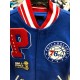 PHILADELPHIA 76 ERS NBA Mash Up Mens Long Sleeve Varsity JACKET PHILADELPHIA 76 ERS NBA Mash Up Mens Long Sleeve Varsity JACKET