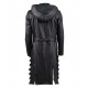 New Mens PUBG Leather Hooded Trench Long Coat New Mens PUBG Leather Hooded Trench Long Coat