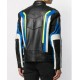 Panelled Color Biker Jacket For Men Panelled Color Biker Jacket For Men