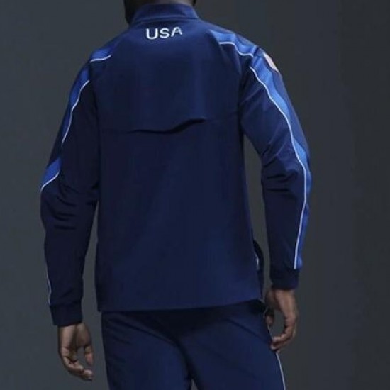 Paris 2024 Olympics Team USA Blue Tracksuit