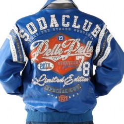 Pelle Pelle All Star Blue Leather Jacket