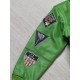 Pelle Pelle American Bruiser Green Leather Jacket Pelle Pelle American Bruiser Green Leather Jacket