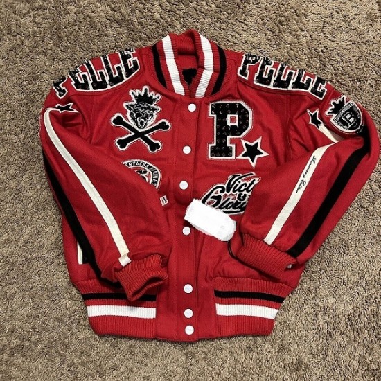 Pelle Pelle Anniversary Edition Varsity Red Jacket Pelle Pelle Anniversary Edition Varsity Red Jacket