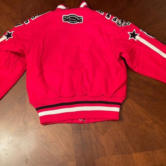 Pelle Pelle Anniversary Edition Varsity Red Jacket Pelle Pelle Anniversary Edition Varsity Red Jacket