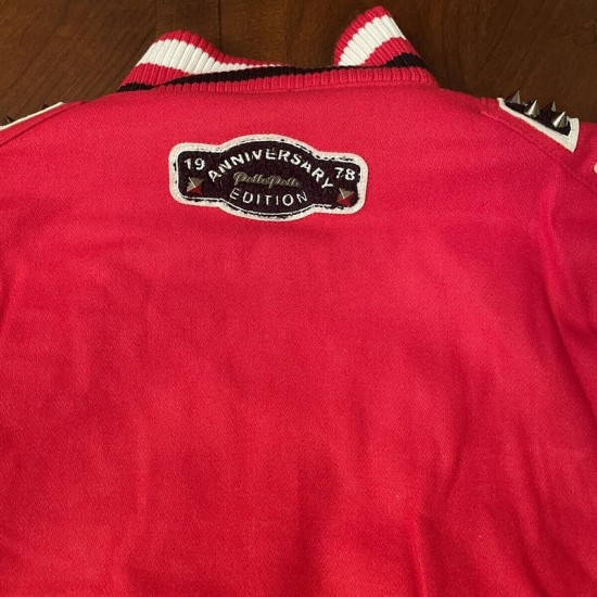 Pelle Pelle Anniversary Edition Varsity Red Jacket Pelle Pelle Anniversary Edition Varsity Red Jacket