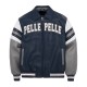 Pelle Pelle Arches Navy and Gray Leather Jacket Pelle Pelle Arches Navy and Gray Leather Jacket