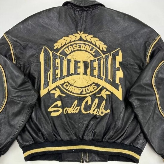 Pelle Pelle Baseball Biker Club Jacket Pelle Pelle Baseball Biker Club Jacket