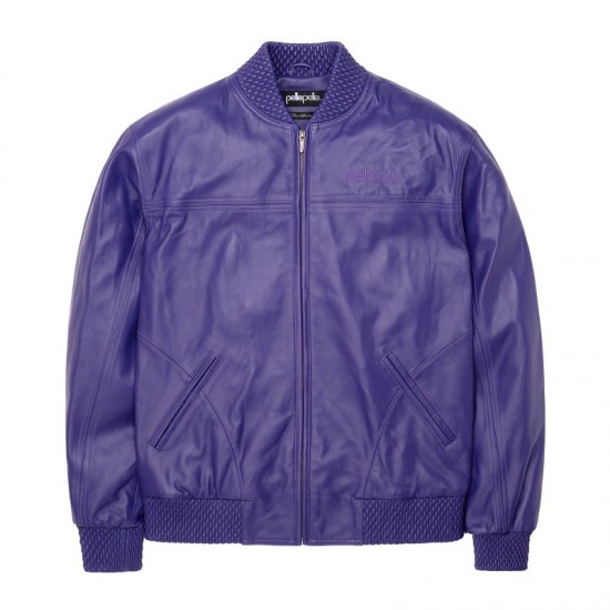 Pelle Pelle Basic Burnish Buttersoft Purple Leather Jacket Pelle Pelle Basic Burnish Buttersoft Purple Leather Jacket
