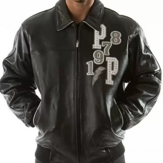Pelle Pelle Black Come Out Fighting Tiger Leather Jacket Pelle Pelle Black Come Out Fighting Tiger Leather Jacket