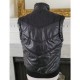 Pelle Pelle Black Faux Leather Puffer Vest Pelle Pelle Black Faux Leather Puffer Vest