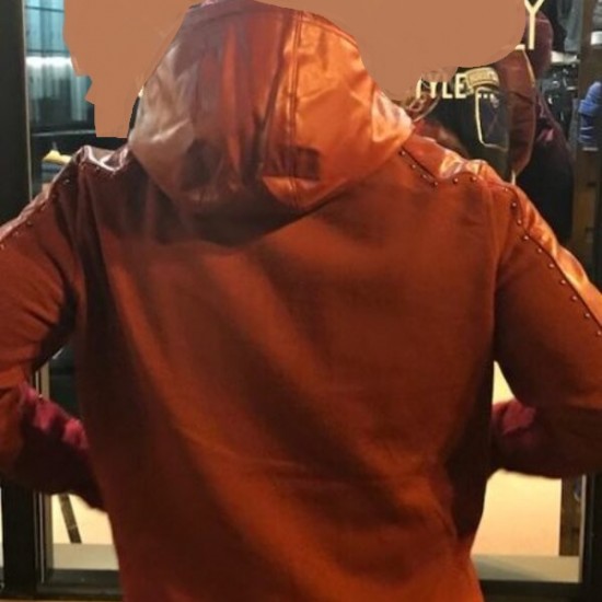 Pelle Pelle Born and Raised Hooded Leather Jacket Pelle Pelle Born and Raised Hooded Leather Jacket