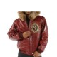 Pelle Pelle Crest Maroon Leather Jacket Pelle Pelle Crest Maroon Leather Jacket
