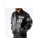 Pelle Pelle European Racer Blacksilver Ghost Mens Leather Jacket Pelle Pelle European Racer Blacksilver Ghost Mens Leather Jacket