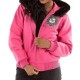 Pelle Pelle Fur Hooded Pink Crest Women Jacket Pelle Pelle Fur Hooded Pink Crest Women Jacket