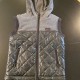 Pelle Pelle Gray Hooded Vest Pelle Pelle Gray Hooded Vest