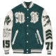 Pelle Pelle Green Biker 1978 Varsity Jacket Pelle Pelle Green Biker 1978 Varsity Jacket