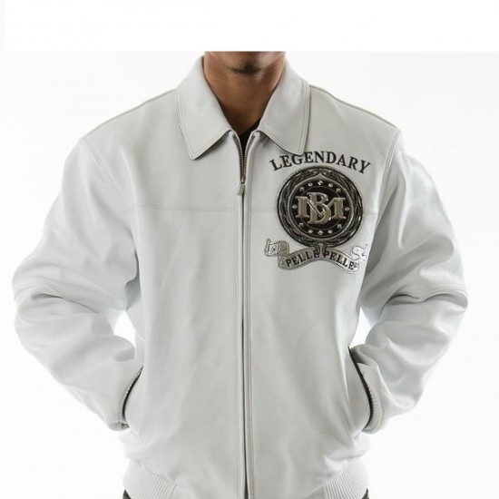 Pelle Pelle Legendary White Leather Jacket Pelle Pelle Legendary White Leather Jacket