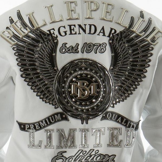 Pelle Pelle Legendary White Leather Jacket Pelle Pelle Legendary White Leather Jacket