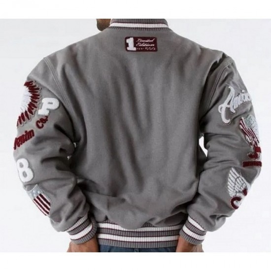 Pelle Pelle Limited Edition Grey Wool Jacket Pelle Pelle Limited Edition Grey Wool Jacket